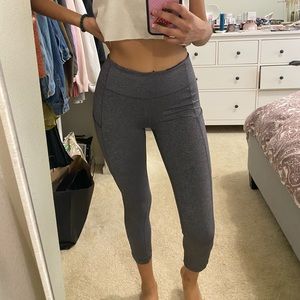 Lululemon Grey Cropped Leggings